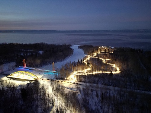 На тропе «Байкальская верста» открыли Новогоднюю ёлку